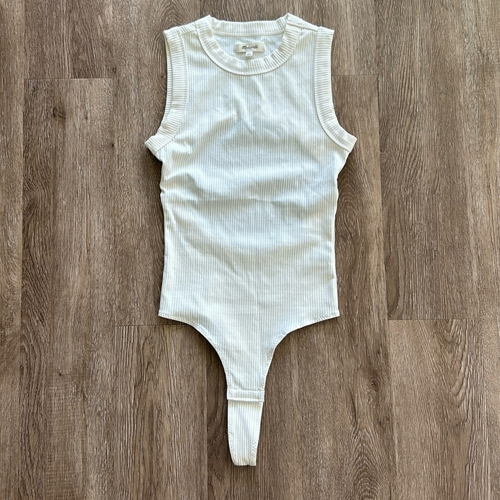 Madewell Crewneck Thong Sleekhold Bodysuit