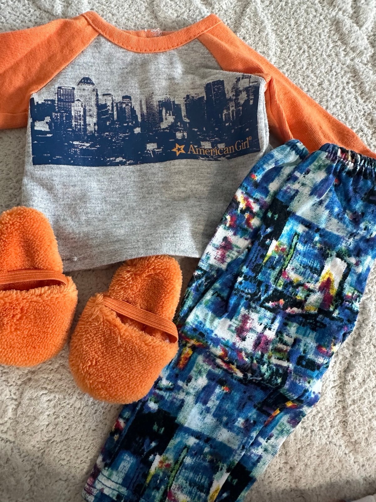 American Girl JLY Truly Me boys HtF Building Dreams pjs A565