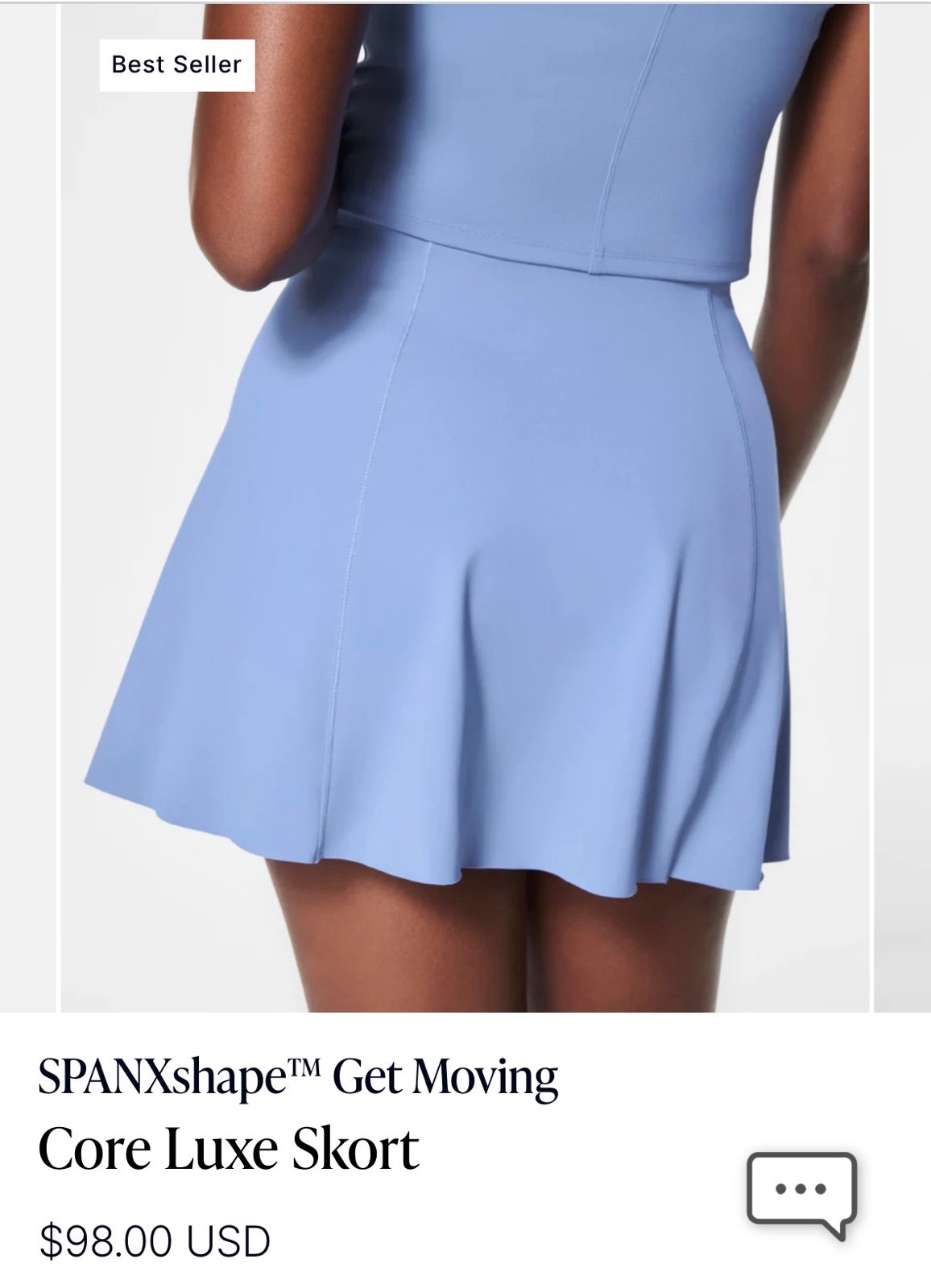 SPANX Skort - Get Moving Core Luxe