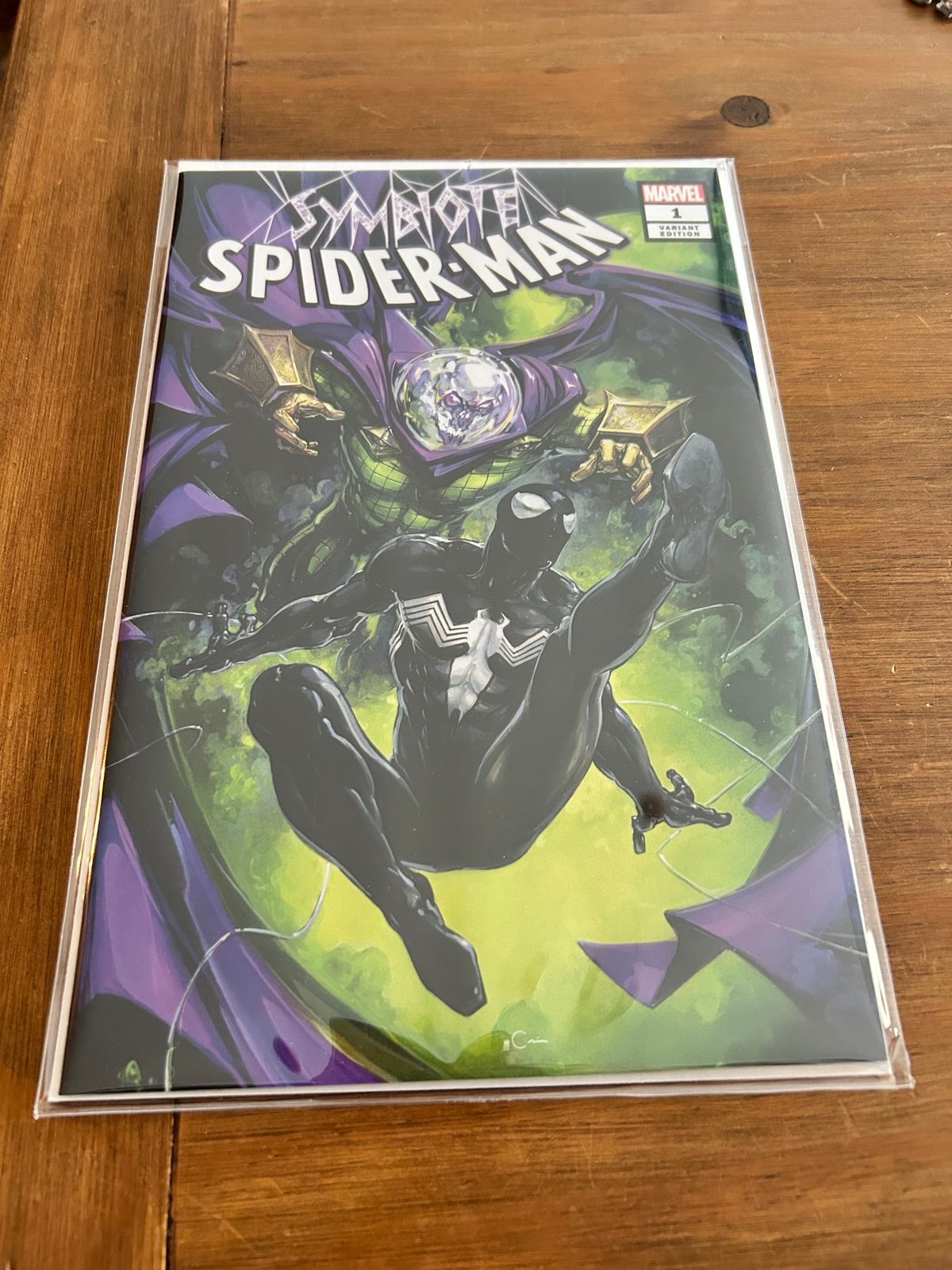 Symbiote Spiderman 1 Variant by Clayton Crain Scorpion Comics