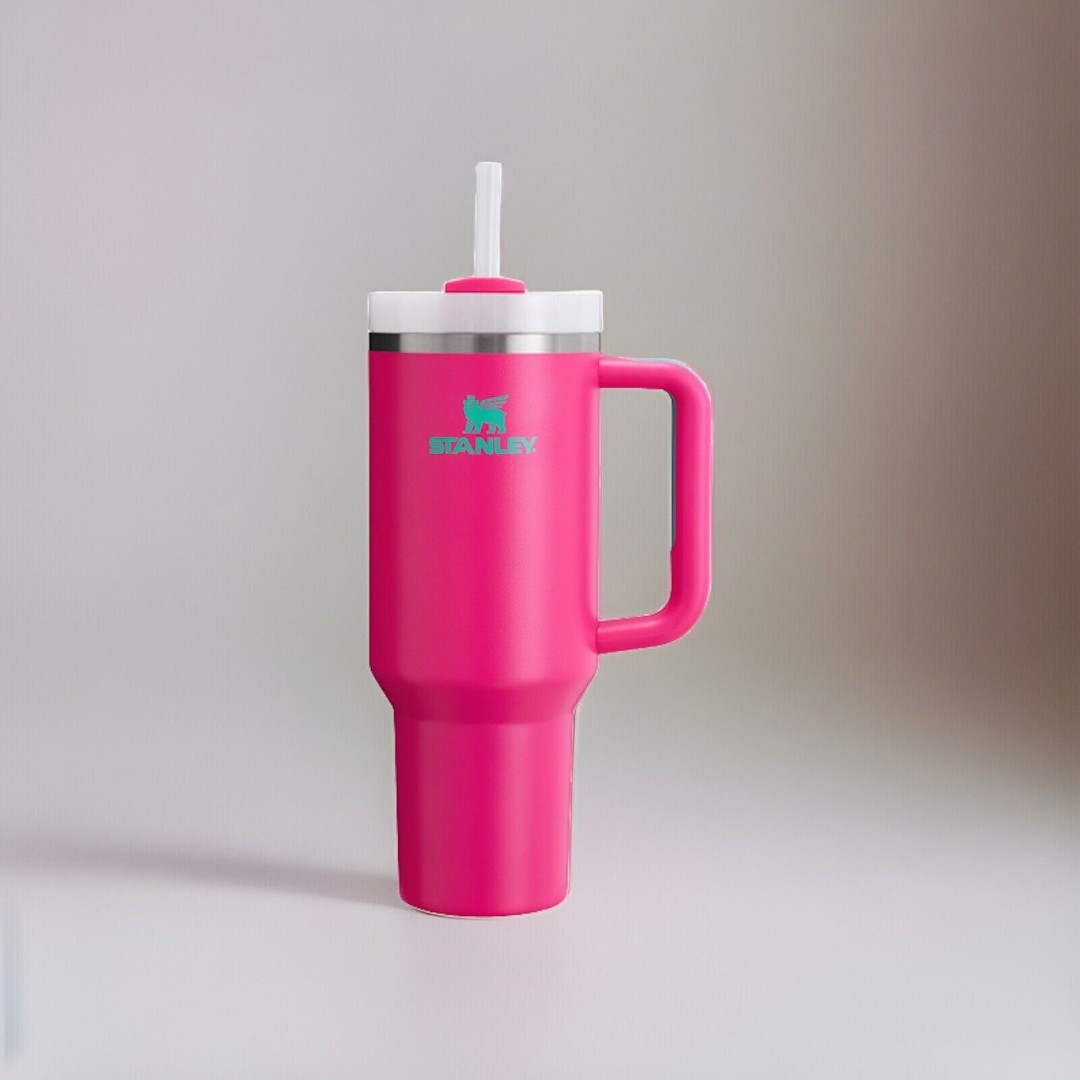Stanley Heat Wave The Quencher H2.0 Flowstate Tumbler 30 Oz Passion Pink NWT