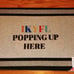 Custom door mat