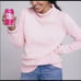 J. Crew Women's Pink 1988 Rollneck Pullover Sweater Size S Casual Long Sleeve
