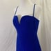 Milly Kelly Women's 8 Sweetheart Fit and Flare Mini Dress Cobalt