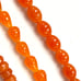 3 Strands Orange chalcidony Beads