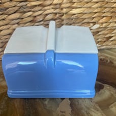 Powder Blue Refrigerator Dish by Hall