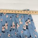 Rebecca Taylor Daniella Floral Jacquard Midi Skirt Size 4 Silk Blend Blue Pleats