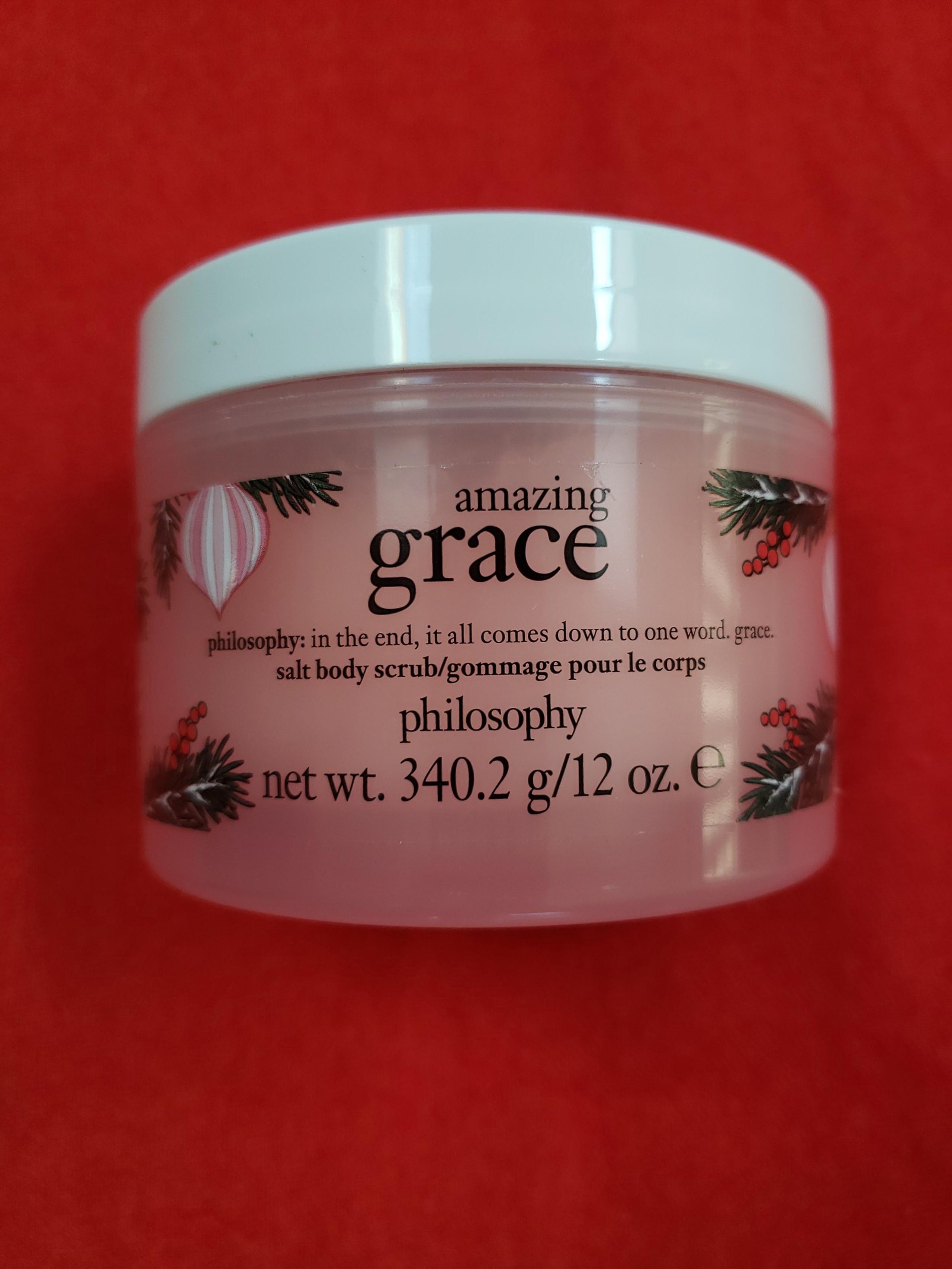 Philosophy Amazing Grace Salt Body Scrub 12 oz