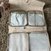 KENDRA SCOTT JEWELRY PORTFOLIO BAG Tan Envelope Style Carry Case NWT