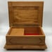 1970’s Carved Inlay Wooden Music Box from West Germany