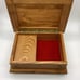 1970’s Carved Inlay Wooden Music Box from West Germany