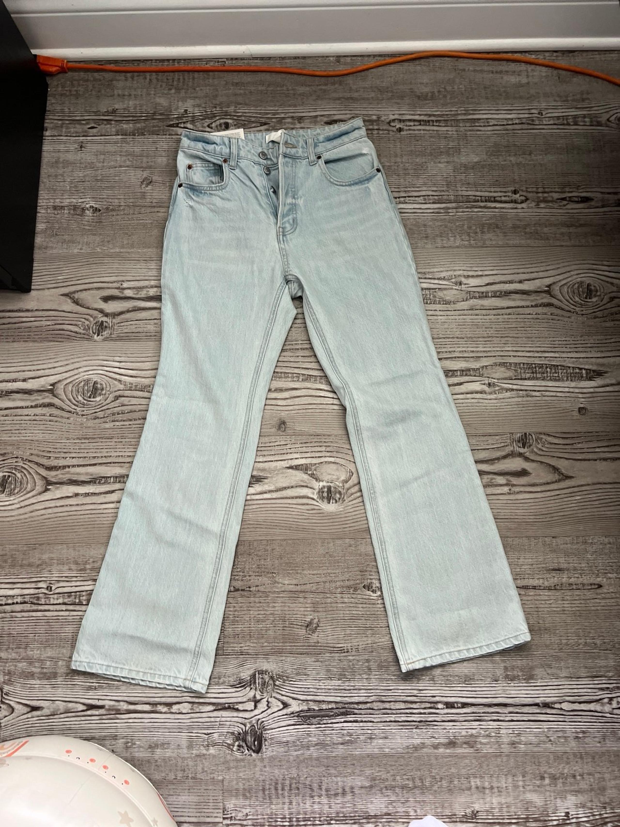 H&M flare ankle length jeans size 4 new