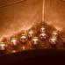 Round Gold Votive Candle Holders, Mercury Glass Candle Holder Set of 12