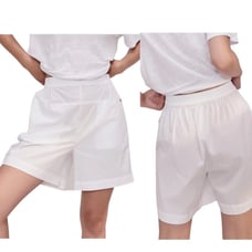 New Lunya Airy Cotton Short white sz XL