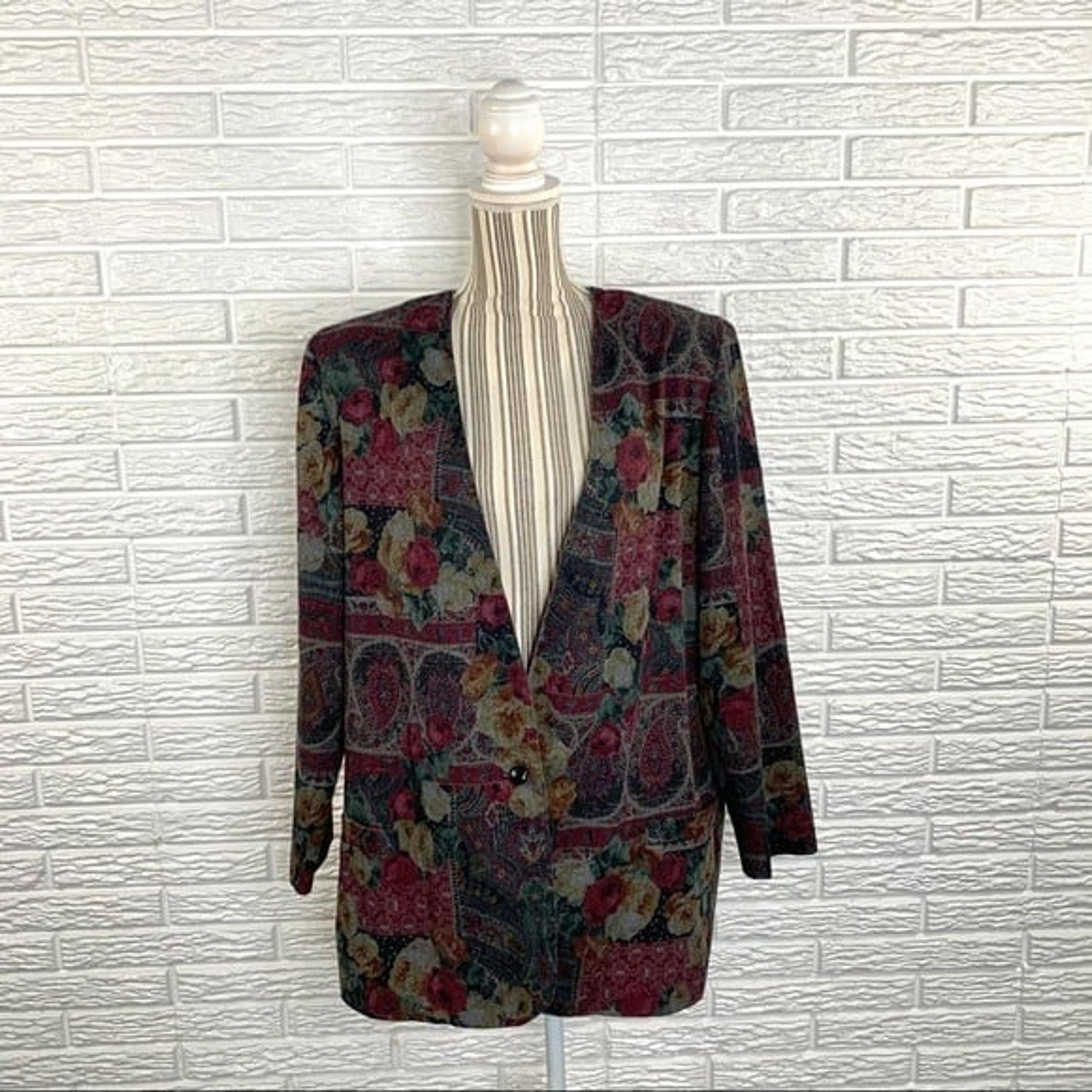 Vintage Fundamental Things Floral Blazer