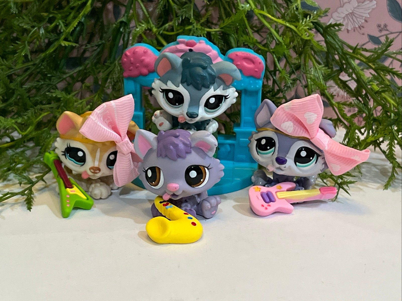 Littlest Pet Shop 1013 1752 1810 2036 Lps Authentic Lot Husky Puppy Baby Dog