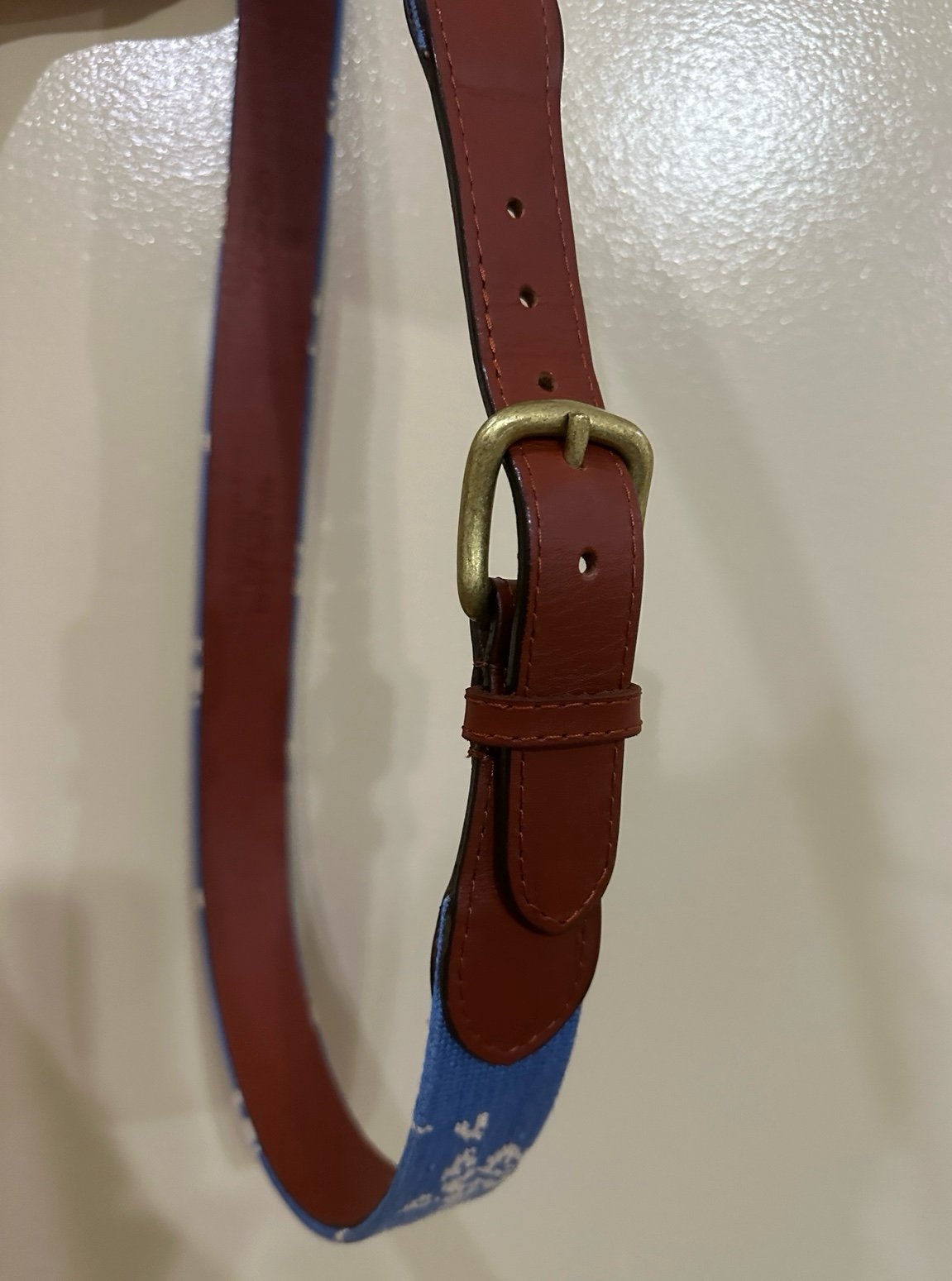 Brooks Brothers Needlepoint Belt