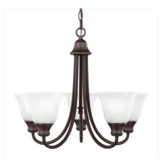 Generation Lighting - Windgate 5-Light Bronze Classic Hanging Empire Chandelier