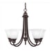 Generation Lighting - Windgate 5-Light Bronze Classic Hanging Empire Chandelier
