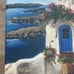 Mediterranean Villa Wall Art/Painting 20x20 Canvas