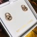Michael Kors logo earring