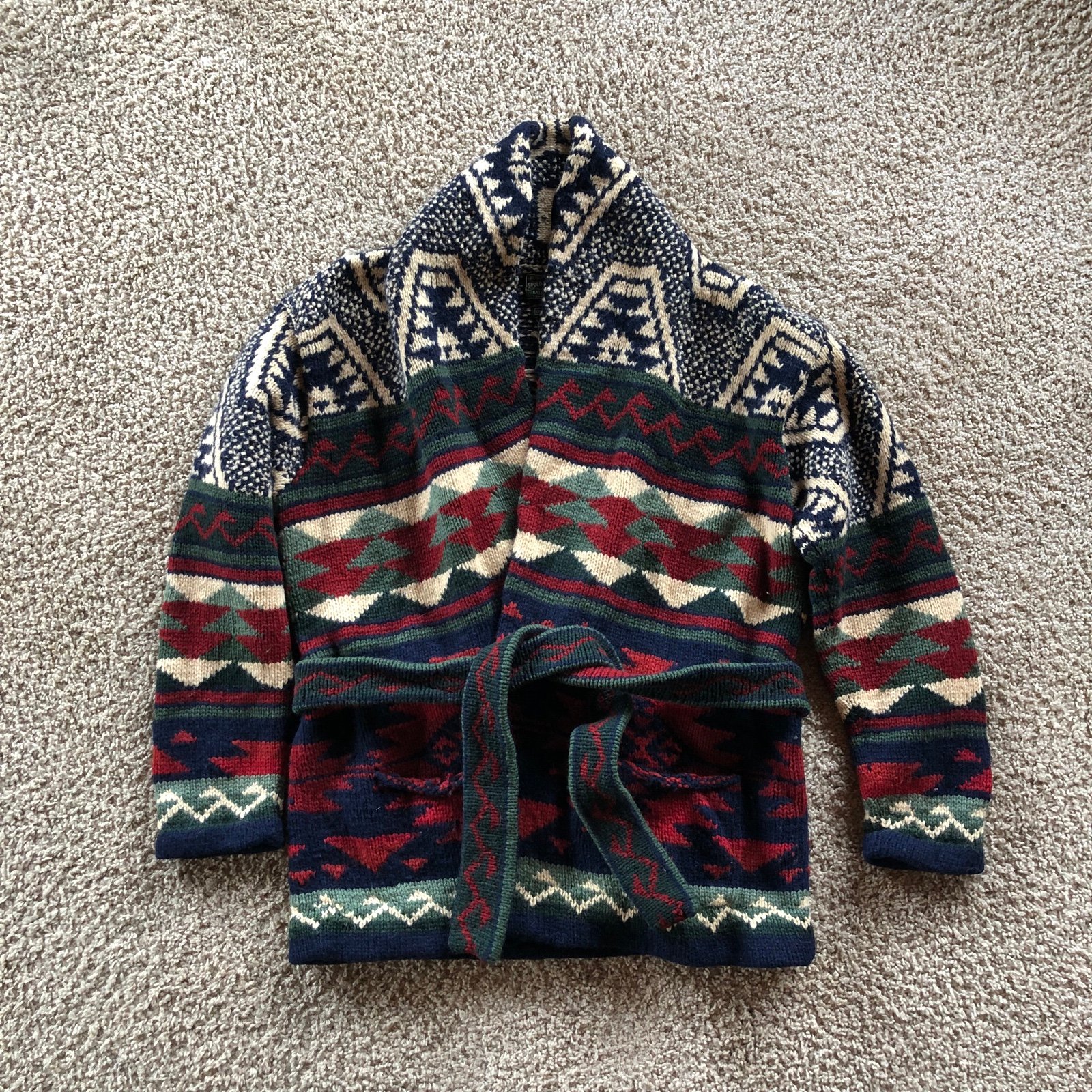 Vintag Ralph Lauren Polo Country Sweater Cardigan