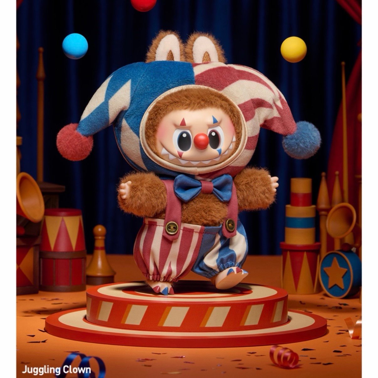 POP MART POPNOW - Why So Series Series Plush Pendant - JUGGLING CLOWN