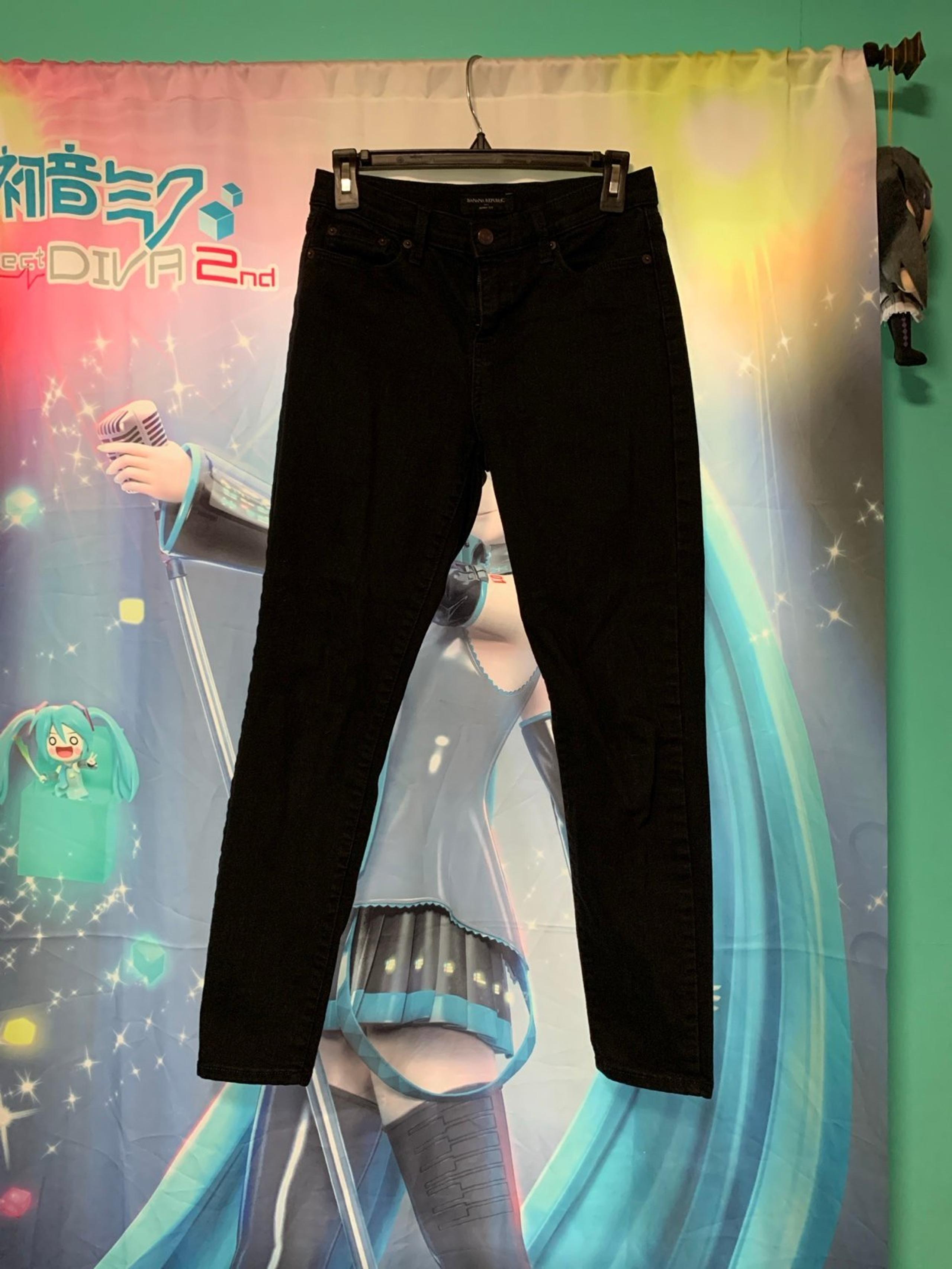 Banana Republic skinny fit black jeans