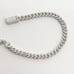 925 Sterling Silver Moissanite Diamond Cuban link Bracelet