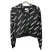 Adidas Originals 'Logomania' repeat logo zip hoodie in black size M