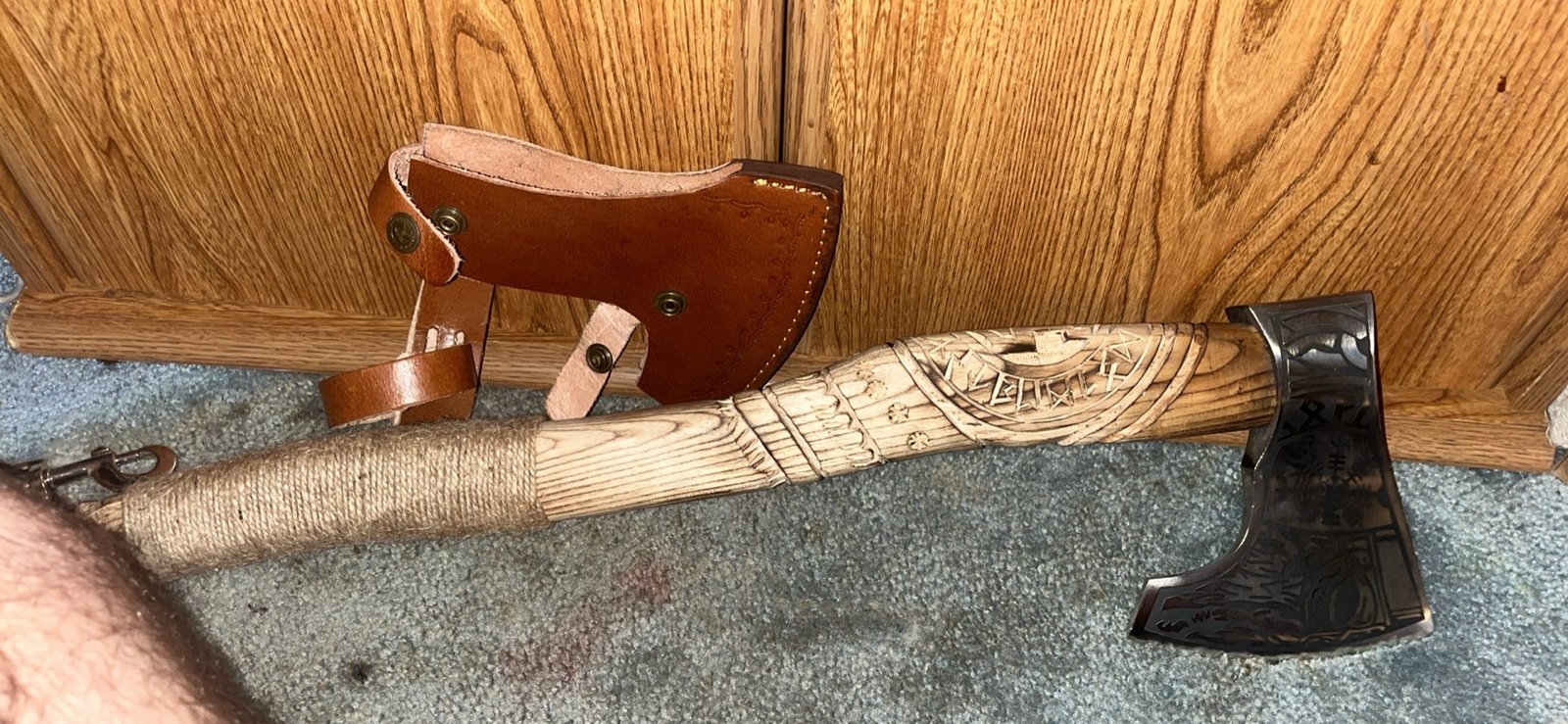 Custom Engraved Viking Axe