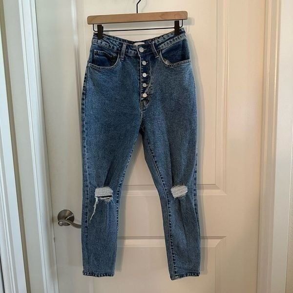 WeWoreWhat Danielle High Rise Vintage Straight Jean