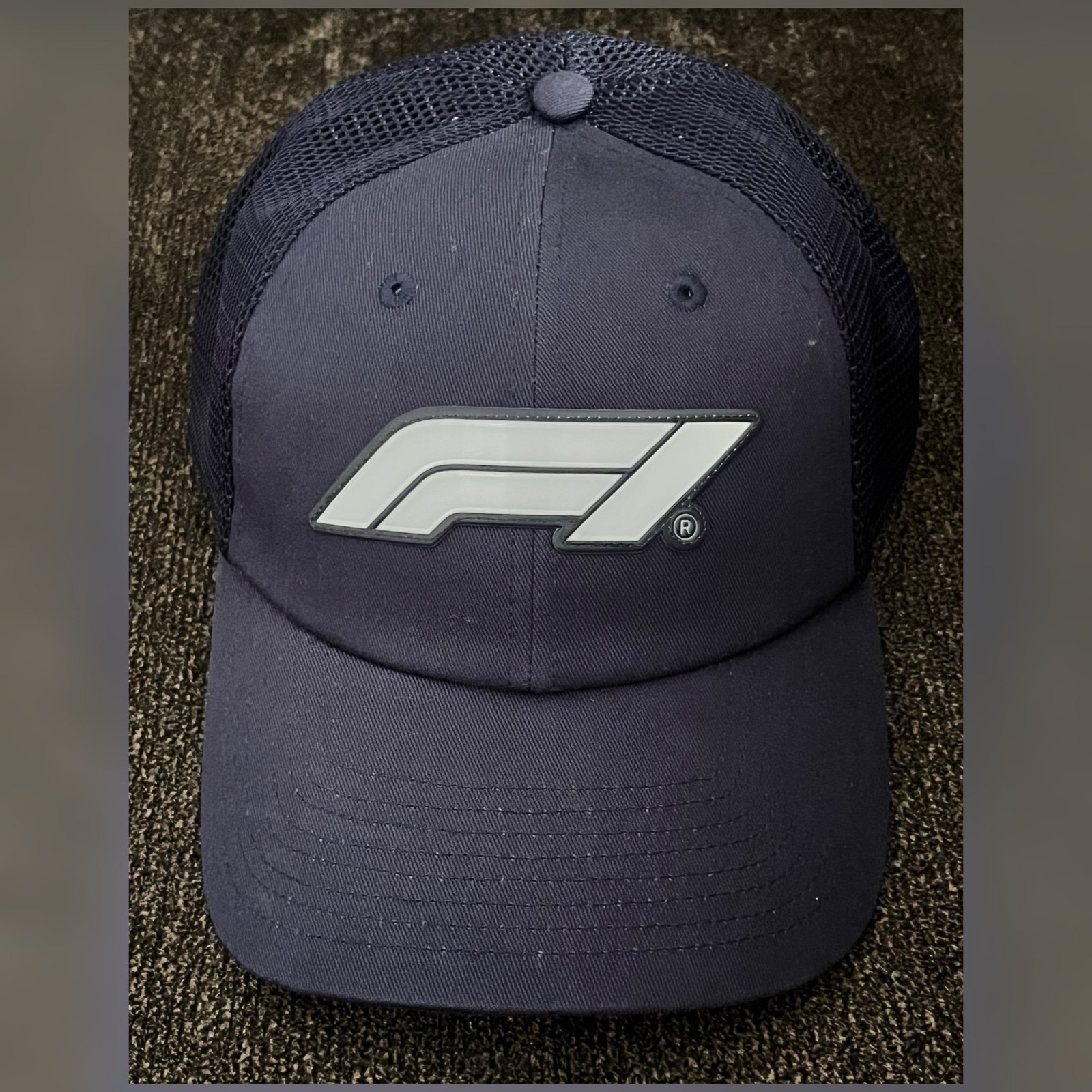 Men's Formula 1 Navy Blue Trucker Adjustable Hat