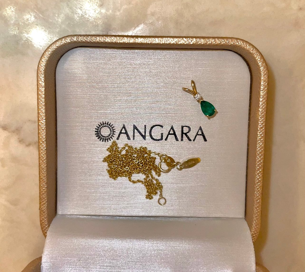 Angara gold necklace