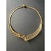 Vintage Goldtone Rhinestone Choker Chunky .925 Cocktail Evening Wear Formal
