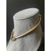 Vintage Goldtone Rhinestone Choker Chunky .925 Cocktail Evening Wear Formal