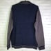 DC Comics Superman Logo Lightweight Varsity Jacket Snap Button Blue Men's Size M