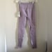 Everlane lavender seamless ribbed leggings XS/S NWT