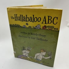THE HULLABALOO ABC : by Beverly Cleary : Earl Thollander : alphabet : vintage