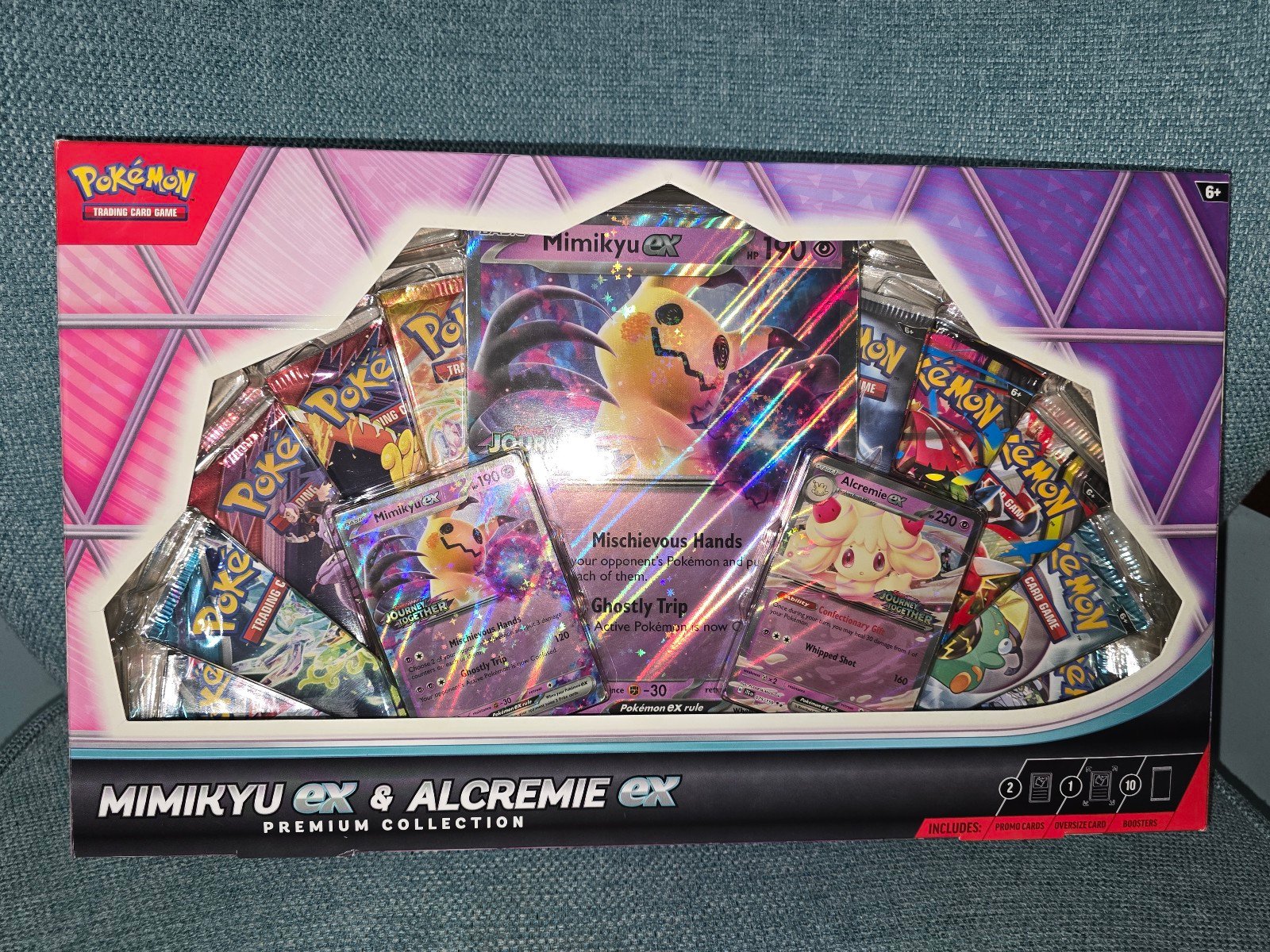 Pokémon Mimikyu ex & Alcremie ex Premium Collection Box 10 packs! New SEALED