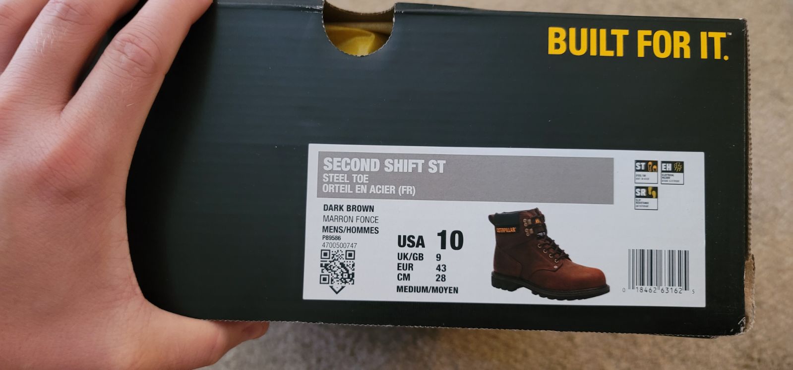 CAT 2nd Shift Steel Toe