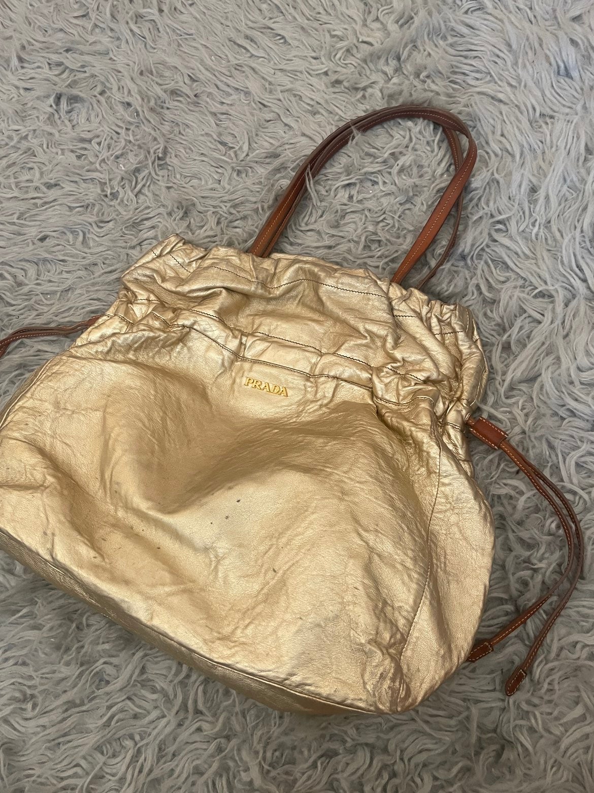 Prada Leather Tote Bag