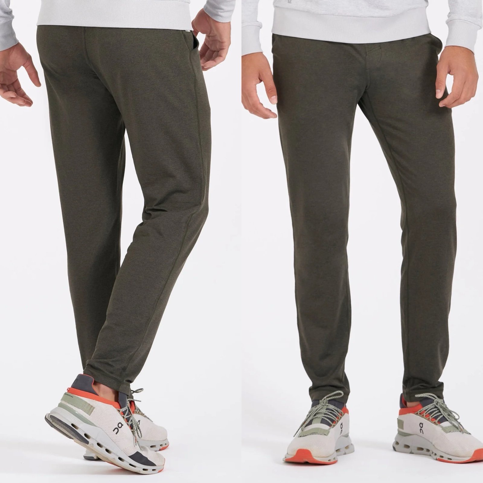 Vuori Ponto Performance Pant Sz L/29” In Oregano Heather