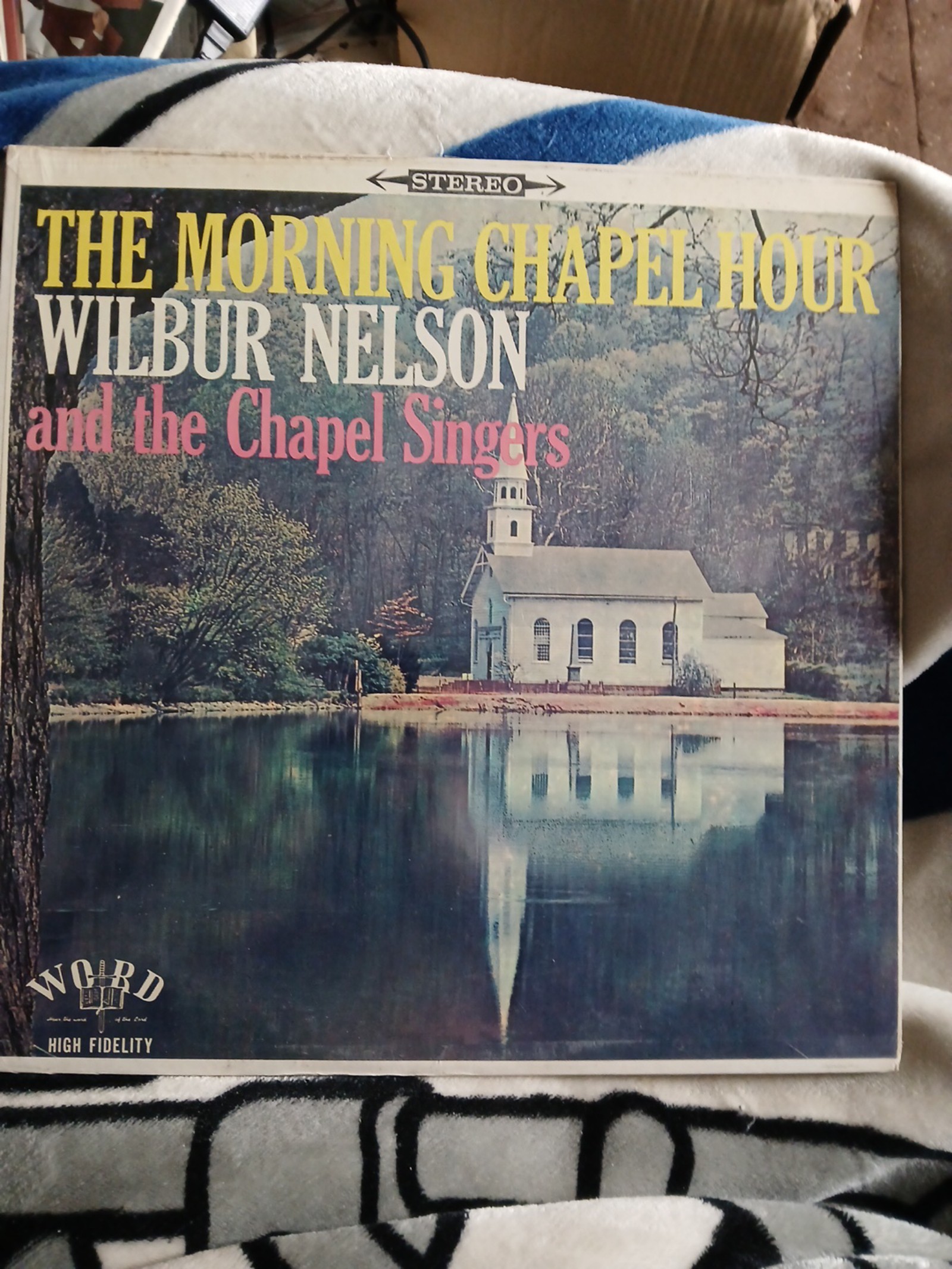 WORD WST-8055-LP THE MORNING CHAPEL HOUR WILBUR NELSON VINYL LP RECORD