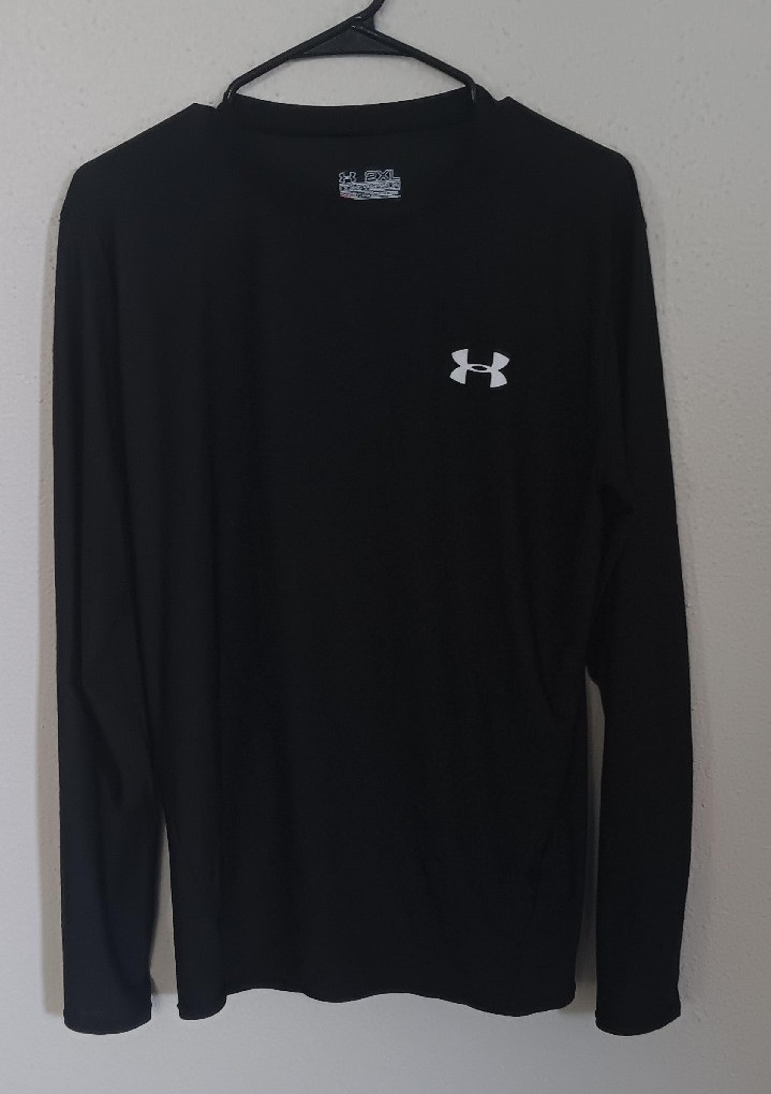 Under Armour UA Men’s HeatGear Long Sleeve Compression T-Shirt XXL Black