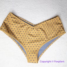 New! Belle the Label Free People Rae polka dot bikini swim bottom, size S