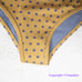 New! Belle the Label Free People Rae polka dot bikini swim bottom, size S
