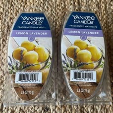 BUNDLE New Packs Yankee Candle Lemon Lavender Wax Melts
