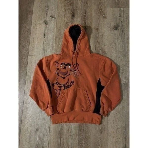 Vintage 2000s Disney Disneyland Winnie the Pooh Tiger Heavyweight Hoodie Small