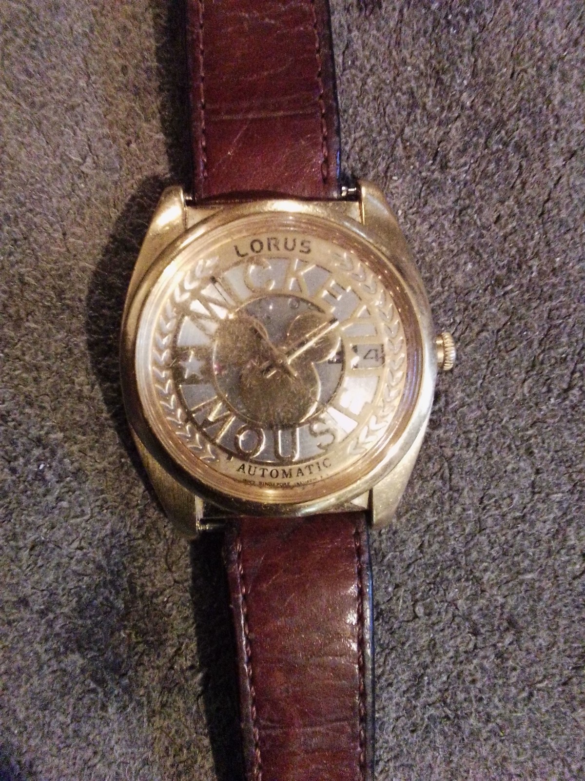Lorus Automatic Disney Mickey Mouse Skeleton watch